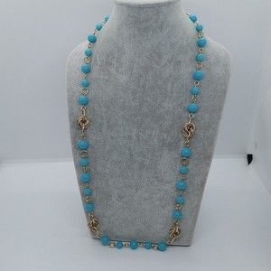 Banana Republic Light‎ blue Bead Necklace